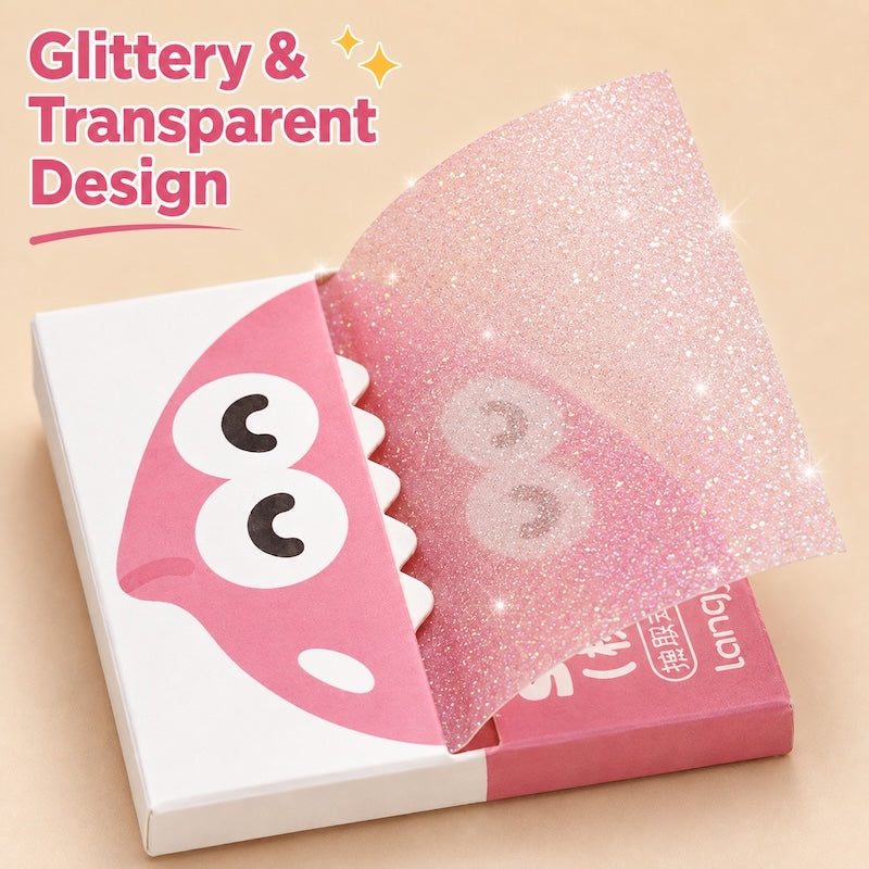Transparent Pull-Out glitter Sticky Notes - BUY 2 FREE SHIPPING