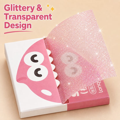 Transparent Pull-Out glitter Sticky Notes - BUY 2 FREE SHIPPING