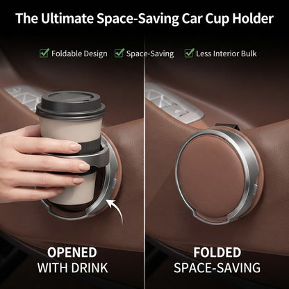 Universal Foldable Car Cup Holder with Hook - BUY 2 FREE SHIPPING