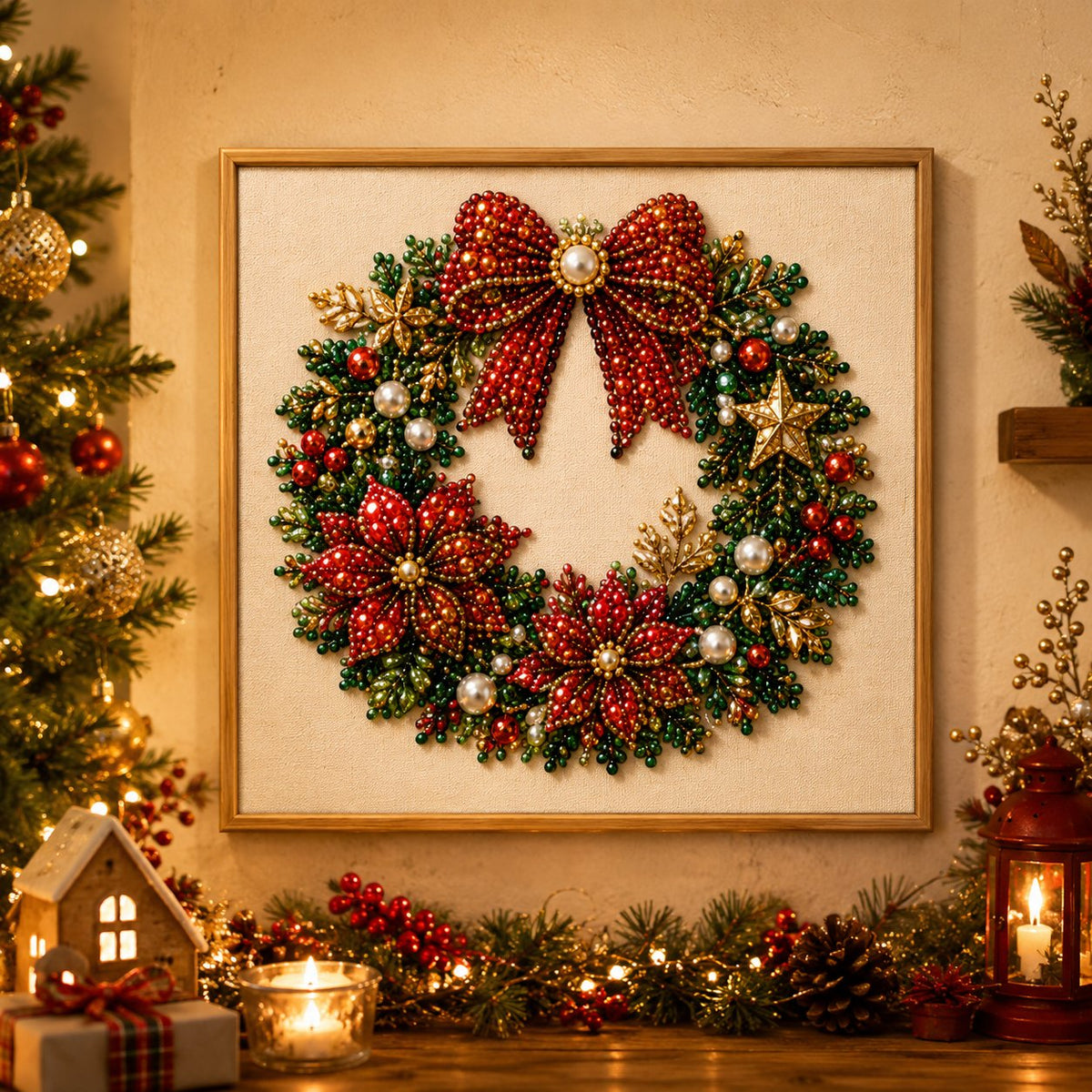Christmas Pearl Diamond Painting Art Kit
