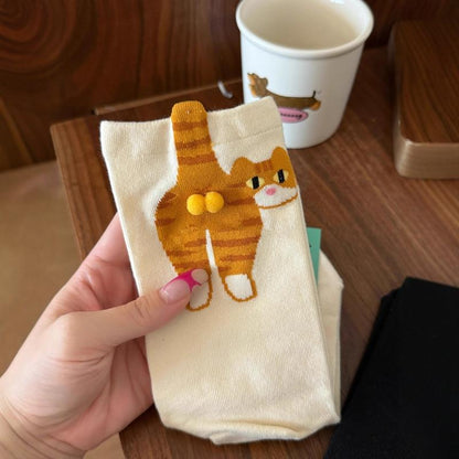 Cute Cat Socks with Balls - BUY 2 FREE SHIPPING
