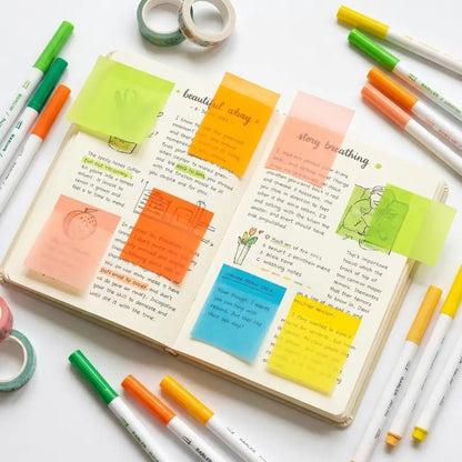 Transparent Pull-Out glitter Sticky Notes - BUY 2 FREE SHIPPING