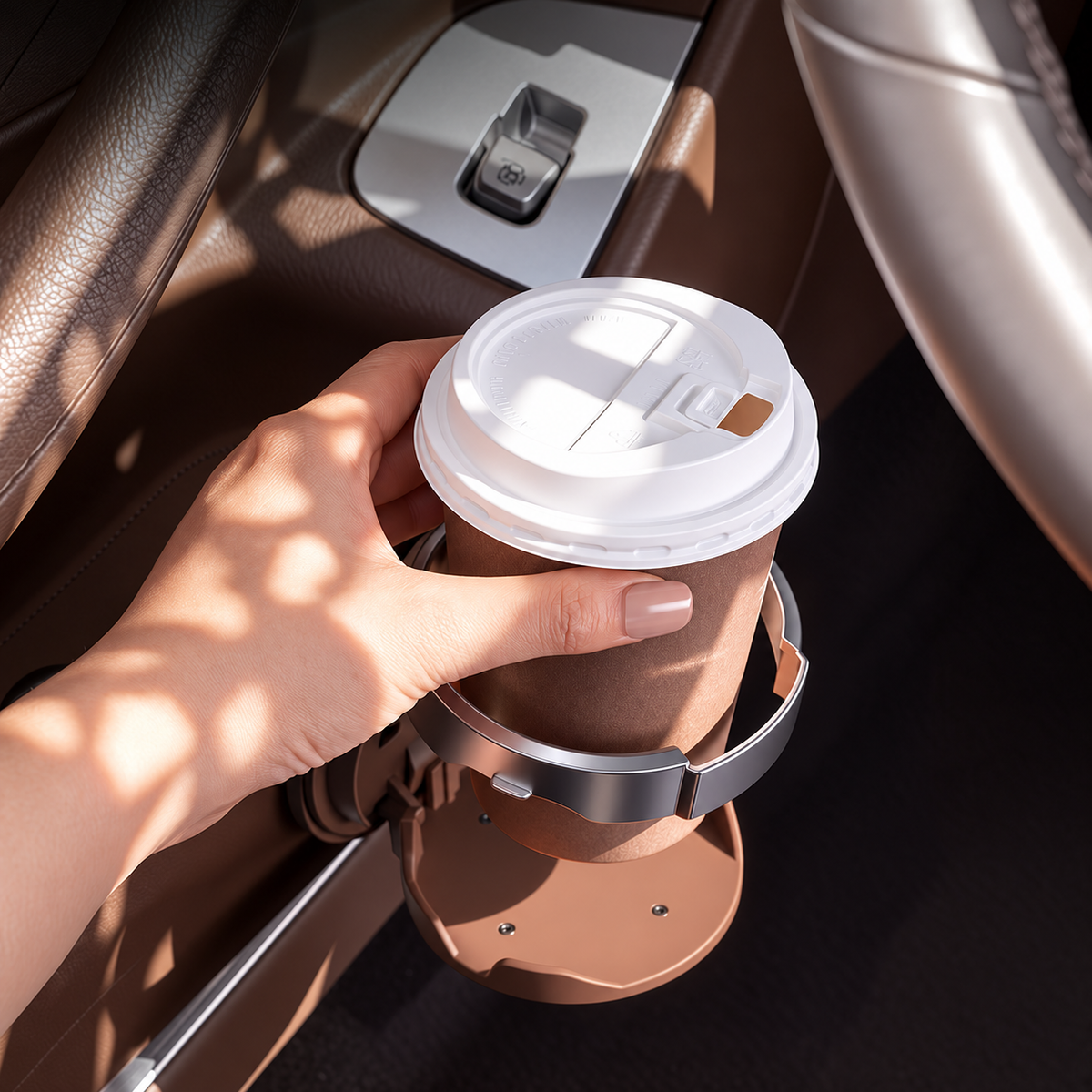 Universal Foldable Car Cup Holder with Hook - BUY 2 FREE SHIPPING
